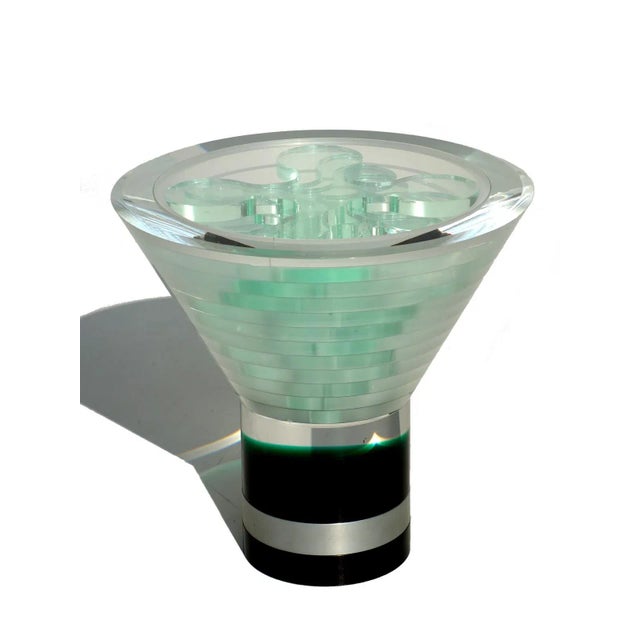 Plastic Modern Art Acrylic Glass Sculpture by Marcello Morandini For Sale - Image 7 of 7