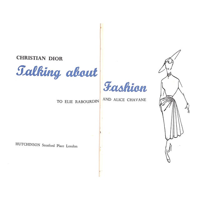Traditional "Talking About Fashion to Elie Rabourdin and Alice Chavane" 1954 Dior, Christian For Sale - Image 3 of 10