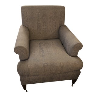 Modern Traditional Club Chair For Sale
