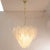 Suspension Chandelier in Murano Glass Leaves Crystal Color, Italy, 1990s For Sale - Image 4 of 12
