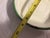 Pistachio Vintage Enamelware Bowls Set of Two Nesting Bowls Green Exterior With Off White Interior For Sale - Image 8 of 12