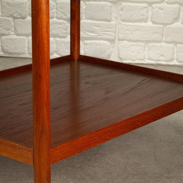 Teak and Formica Serving Trolley by Ludvig Pontoppidan, Denmark, 1950s For Sale - Image 13 of 17