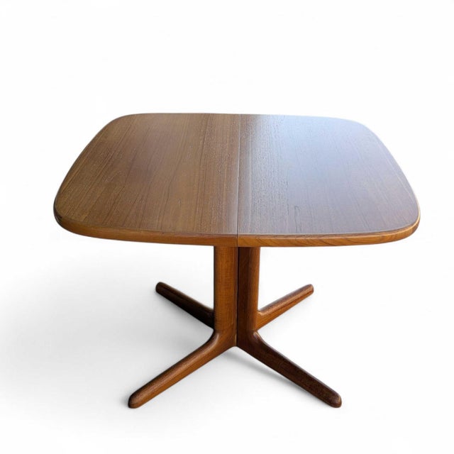 Refinished Scandinavian Modern Teak Square Dining Table, Mid-Century For Sale - Image 13 of 18