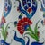 Handmade Ceramic Pear Vase (20cm) – Red Carnations & Intertwining Blue Leaves – Classic White Ground For Sale - Image 4 of 8