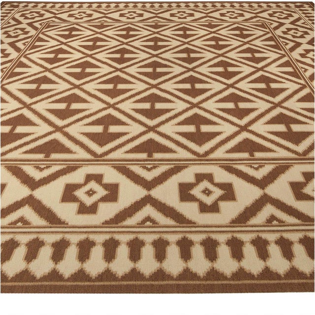 Contemporary Melograno Aubusson Design Handmade Wool Rug by Doris Leslie Blau For Sale - Image 4 of 7