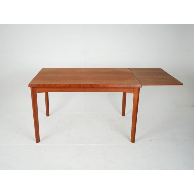 Wood Vintage Extendable Dining Table in Teak, 1960s For Sale - Image 7 of 16