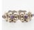 Mid 20th Century Mexico Sterling Silver Amethyst Cabochon Bracelet For Sale - Image 11 of 11