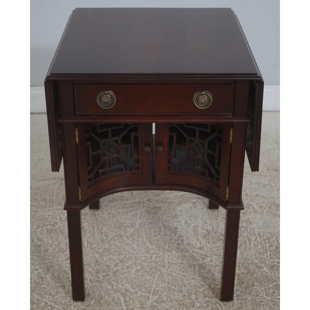 Age: Approx: 30 Years Old Details: Mahogany Curved Pierced Carved Doors Dovetailed Drawer Construction Fine Carved Details...