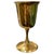 Mid 20th Century Brass Wine Goblets With Silvered Interiors, Set of Nine For Sale - Image 6 of 7