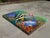 Hand-Painted Tropical Reef Fish Gallery-Wrapped Canvas Painting For Sale - Image 4 of 12