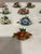 1970s Set of Dresden Porcelain Place Card Holders With Intricate Flowers - Set of 11 For Sale - Image 9 of 11