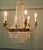 Large Empire French Six Branch Tent and Waterfall Chandelier, 1890 For Sale - Image 4 of 6