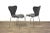 Mid-Century Modern Arne Jacobsen Style Series Dining Chairs - Set of 8 For Sale - Image 3 of 9
