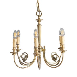 Vintage Edwardian Chandelier, 1930s For Sale