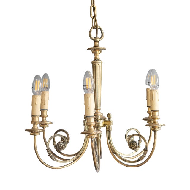 Vintage Edwardian Chandelier, 1930s For Sale