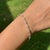Art Deco Luxury 3.6ct Emerald Cut Diamond Tennis Bracelet in 14k Yellow Gold For Sale - Image 3 of 14
