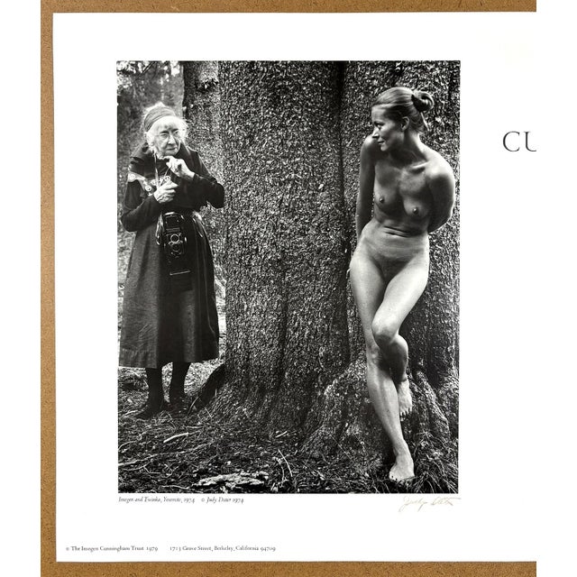 Figurative Signed Judy Dater Imogen and Twinka at Yosemite Original 1979 Imogen Cunningham: A Portrait Poster For Sale - Image 3 of 11