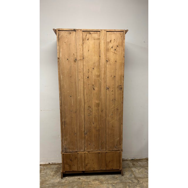 Antique English Pine Single Door Wardrobe For Sale In Naples, FL - Image 6 of 7
