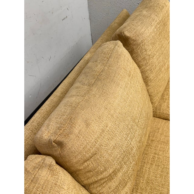 Textile Lee Industries Golden Tweed Sofa For Sale - Image 7 of 12