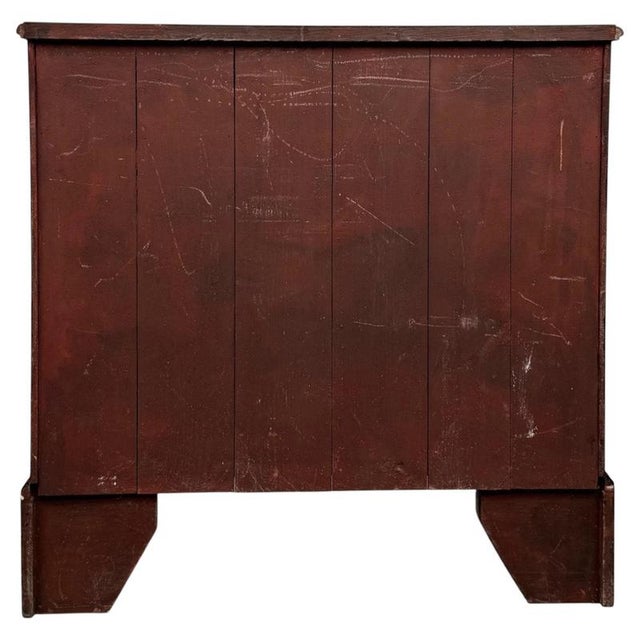 Brown Antique Georgian Style Oak Chest of Drawers For Sale - Image 8 of 12