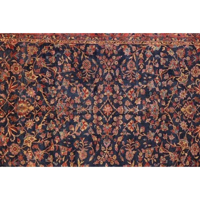 Persian 1920's Antique Persian Sarouk Mohajeran Palace Rug, 9'5" X 20'2" For Sale - Image 3 of 10