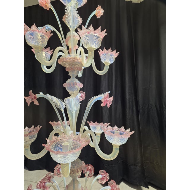 Vintage Murano Chandelier, 1980s For Sale - Image 11 of 16