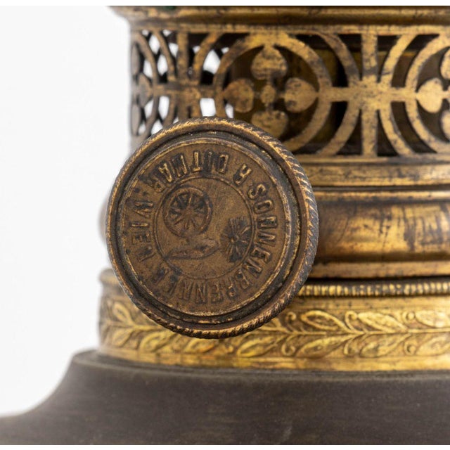 Neoclassical Two Handle Urn Forn Table Lamps, Pair For Sale - Image 9 of 11