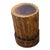 Side Table Acacia Wood Solid Log Carved For Sale