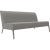Xaloc central 160 cream modular sofa by mowee dimensions: d100 x w160 x h81 cm (seat height 42cm) material: aluminium,...
