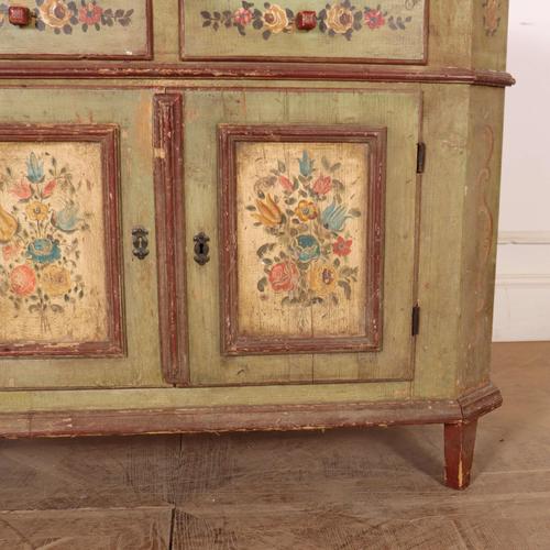 Scandinavian Painted Buffet in Pine For Sale - Image 4 of 14