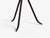 Jean-Michel Frank Style, Side Tables, Painted Iron, Travertine, 20th C. For Sale - Image 12 of 12