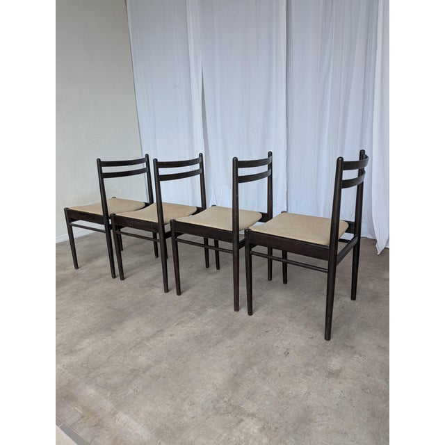 Vintage Dining Chairs in Beech from Stol Kamnik, 1970s, Set of 4 For Sale - Image 9 of 18