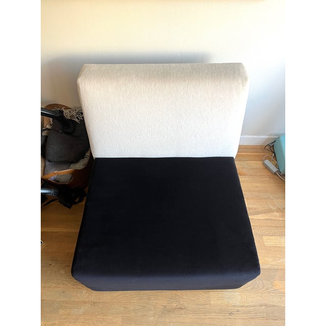 Black Contemporary Attributed Brett Design Ludlow Lounge Chair For Sale - Image 8 of 10