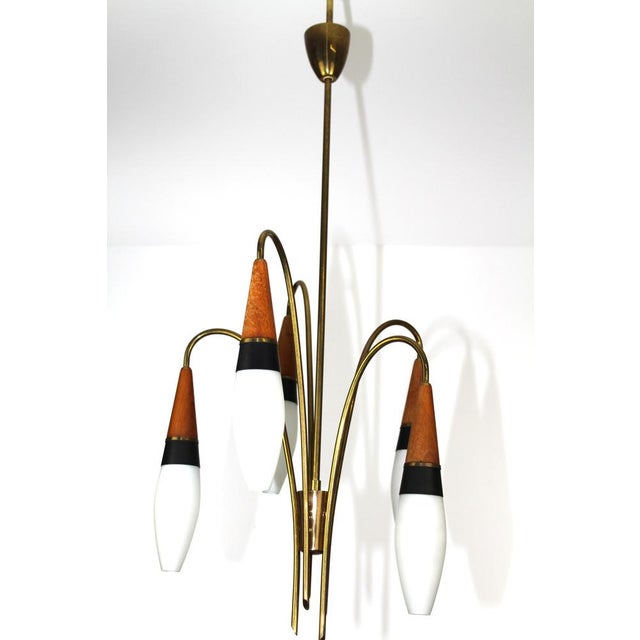 Lily of the Valley Chandelier from Rupert Nikoll, 1950s For Sale - Image 13 of 17