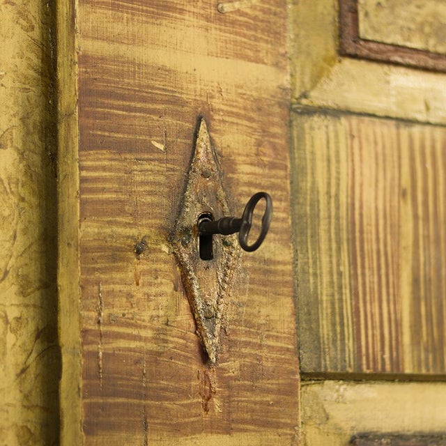 Folk Art Bridal Wardrobe, 1850s For Sale - Image 11 of 14