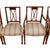 Tan 1950s Flame Mahogany Regency Style Dining Chairs – Sculpted Arms & Inlaid X-Backs - Set of 8 For Sale - Image 8 of 18