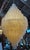 1970s Monumental Amber Textured Glass Leaf Tiered Chandelier For Sale - Image 10 of 11