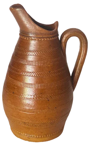 Stoneware Jug Pitcher, France, 1960s