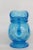 Optic Dot Pattern Blue Glass Small Creamer Pitcher For Sale - Image 4 of 13