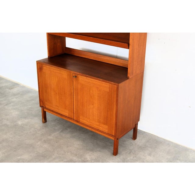 Wood Vintage Bookcase in Teak, Sweden, 1960s For Sale - Image 7 of 10