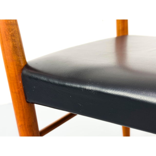 Teak and Leather Armchair by H. W. Klein for Bramin, 1960s For Sale - Image 15 of 18