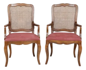 Baker Furniture French Country Armchairs, a Pair