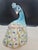 Edie Rose Home Peacock Collection 6" Figurine Trinket Box W/Lid Fitz & Floyd