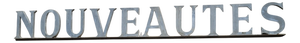 Zinc Sign with New Products Lettering, 1950
