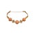 This antique 14K gold and coral bracelet showcases the ornate filigree and sculptural detailing characteristic of Etruscan...