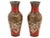 Late 19th Century Japanese Cloisonne Enamel Meiji Translucent Red Dragon Vases, Honda School For Sale - Image 5 of 7