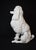 Vintage Regency White Glazed Ceramic Sitting Poodle, Italy 1960's For Sale - Image 12 of 17