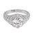 Art Deco 1930s Art Deco Gia 1.51 Carat Old European Cut Diamond Platinum Engagement Ring, Size 4.5 For Sale - Image 3 of 7
