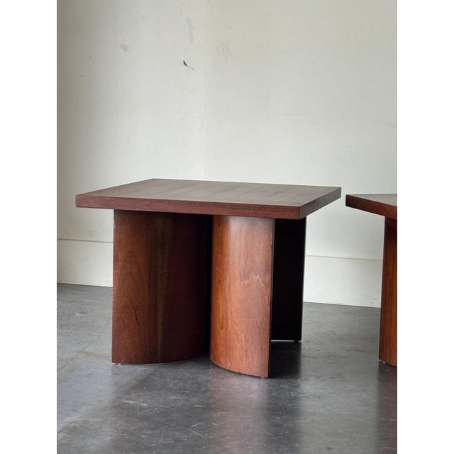 Brown Pair Kroehler Mid Century Modern Bentwood End Tables For Sale - Image 8 of 8