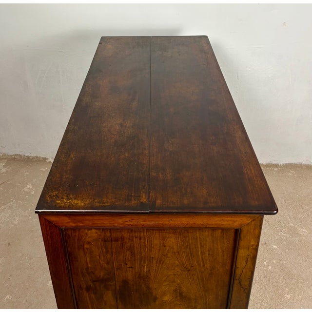 19th Century Spanish Colonial Walnut Secretary Chest With Fall Front Desk For Sale - Image 14 of 18
